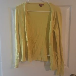 Yellow Merona cardigan